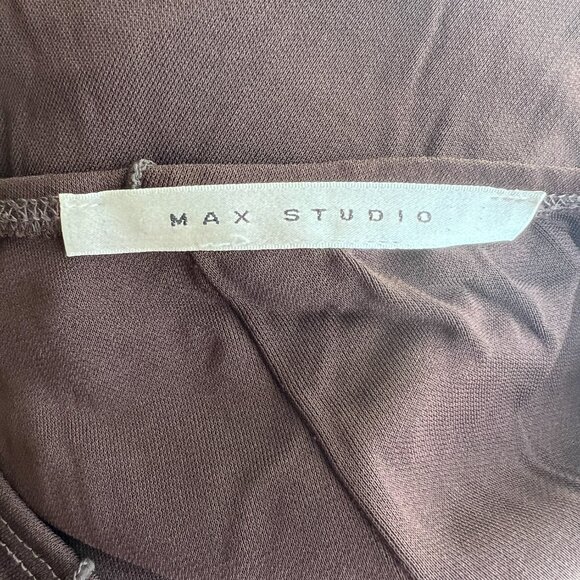 Max Studio Brown Godet Skirt - Picture 2 of 3